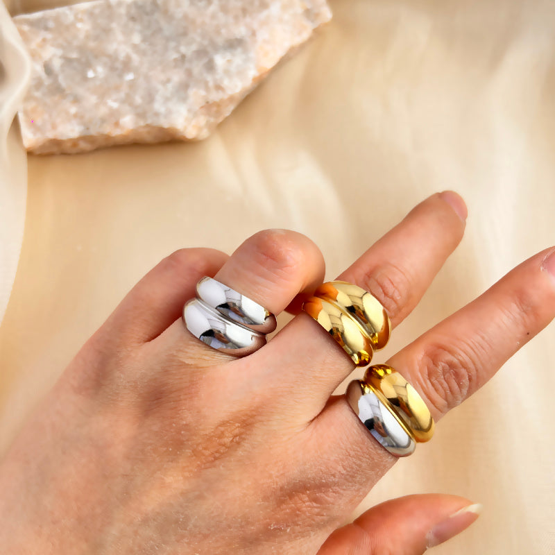 Doubles Ring Bicolor