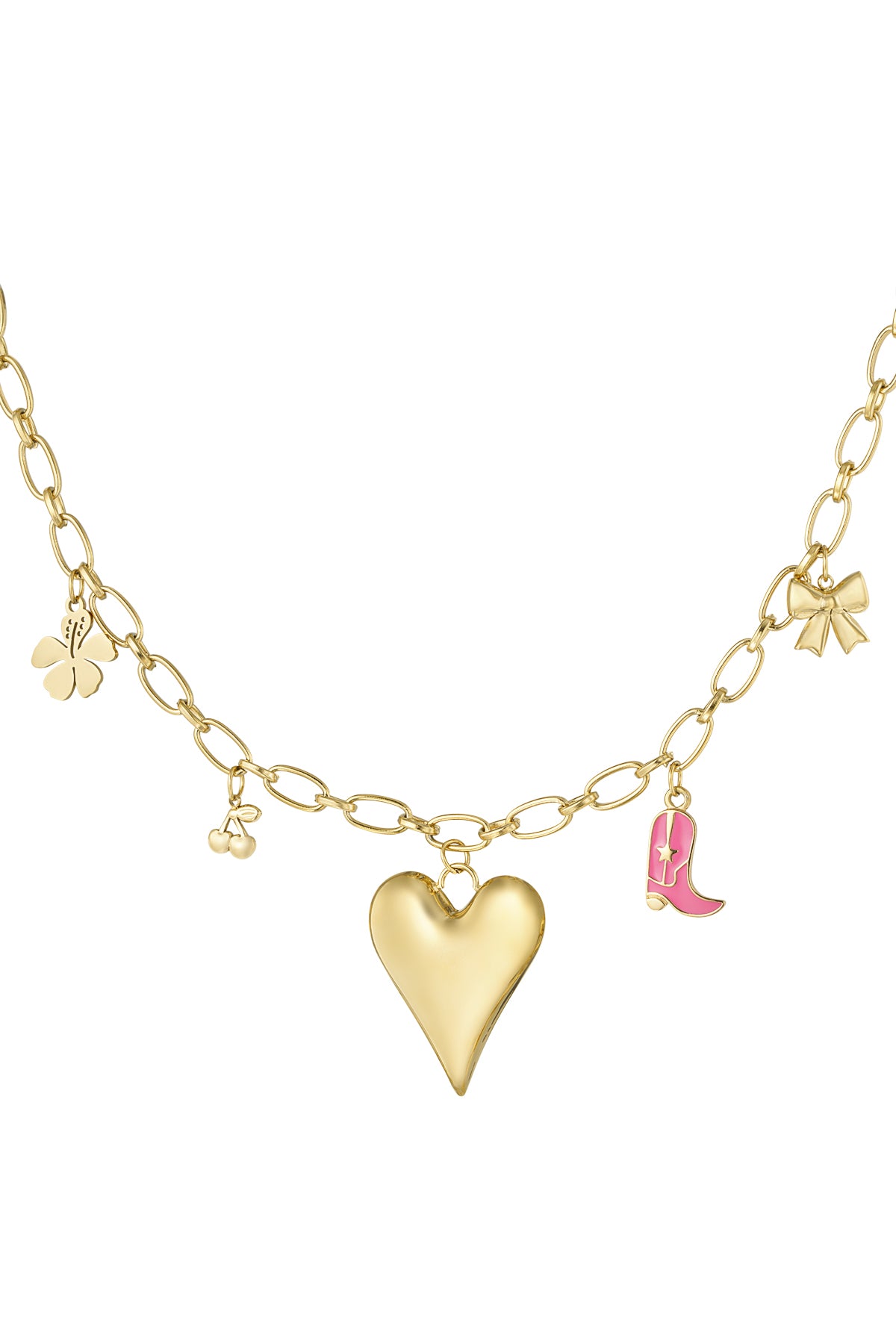 Love statement ketting - Goudkleur