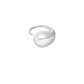 Druppel ring Zilver