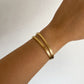 Dames bangle met lijntjes