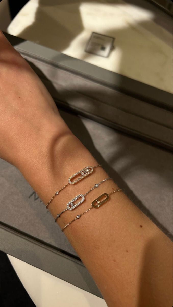 Armband met steentjes - Goud