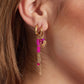 Oorbellen set Fuchsia