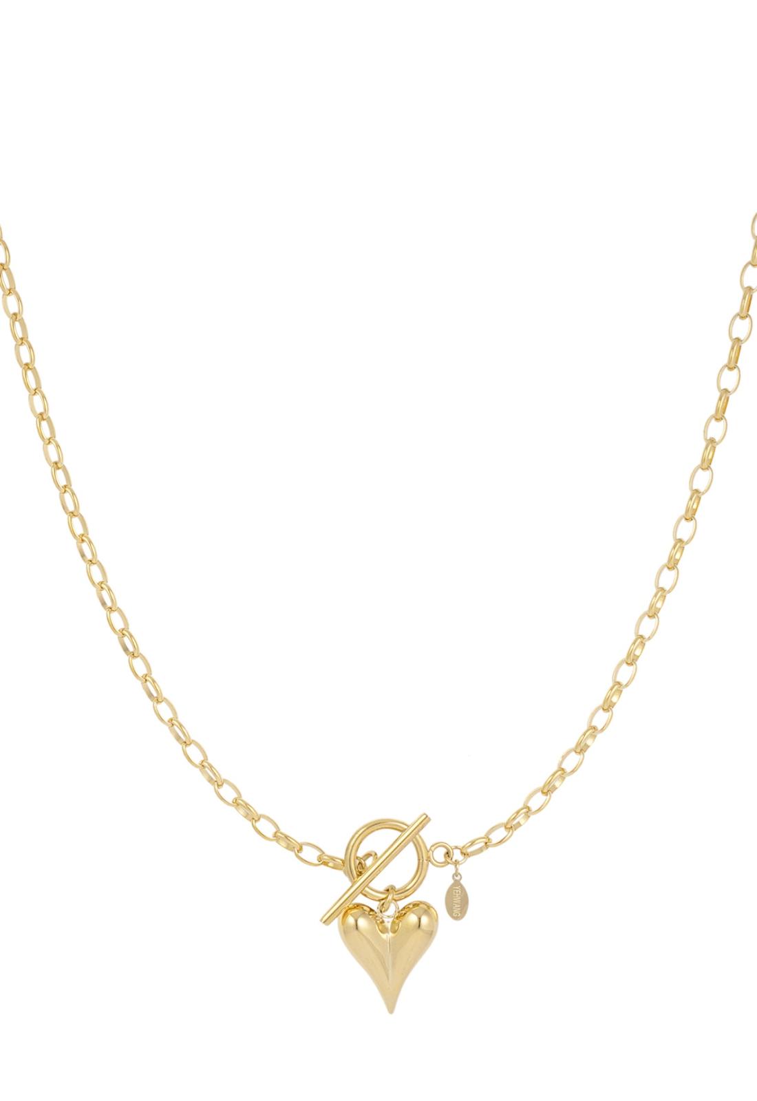 Ketting love lies - Goud